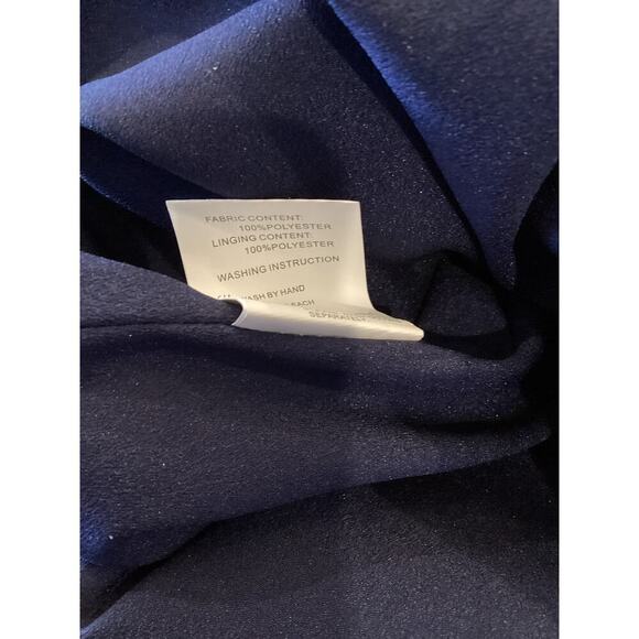 Gyalwana Embroidered Floral cherry blossom satin flare swing mini Dress 13 M/ L - Picture 11 of 13